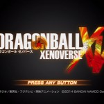 DRAGON BALL XENOVERSE title screen