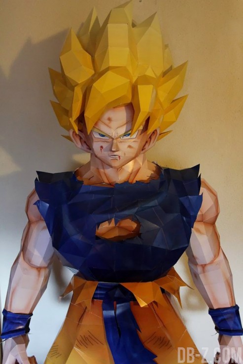 Dragon Ball Papercraft : Goku Super Saiyan