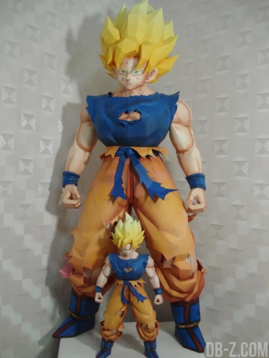 Dragon Ball Papercraft : Goku Super Saiyan