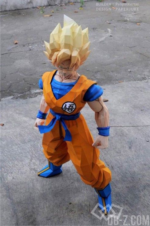 Dragon Ball Papercraft : Goku Super Saiyan