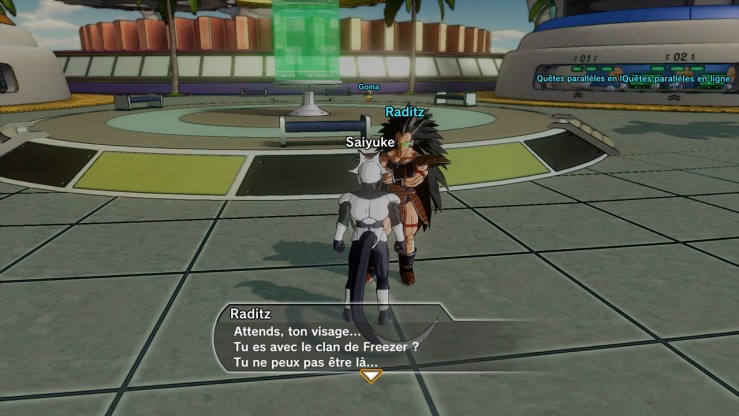 Dragon Ball Xenoverse - Interactions à Toki Toki