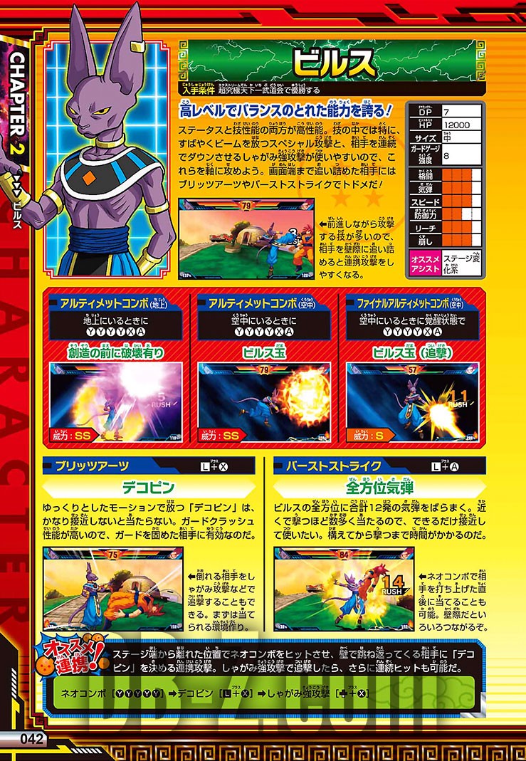 Dragon Ball Z Extreme Butoden Limit Break Battle Guide - Beerus