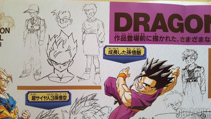 Sketch Akira Toriyama Gohan