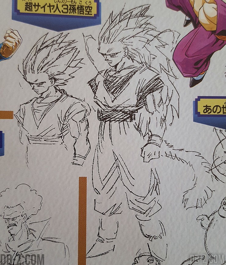 Sketch Akira Toriyama Goku SSJ3