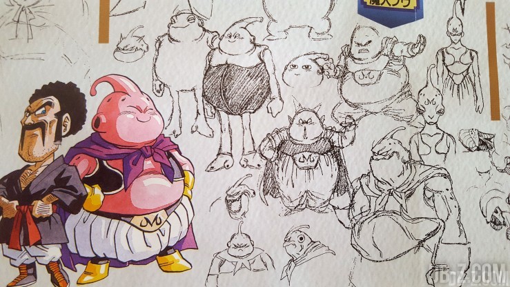 Sketch Akira Toriyama Majin Buu