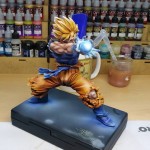 Peinture Figurine Goku Kamehameha