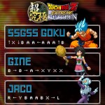 Goku SSGSS Gine Jaco - Dragon Ball Z Extreme Butoden