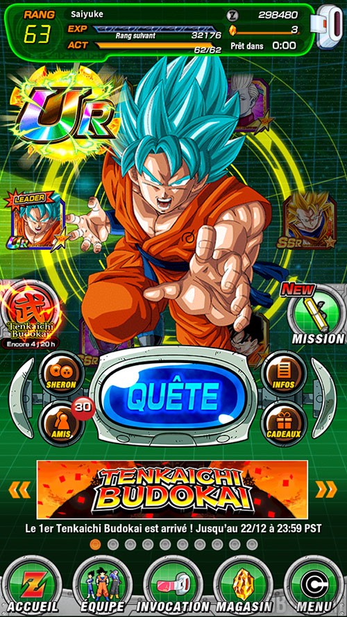 Dokkan Battle Le TENKAICHI BUDOKAI ouvre en France