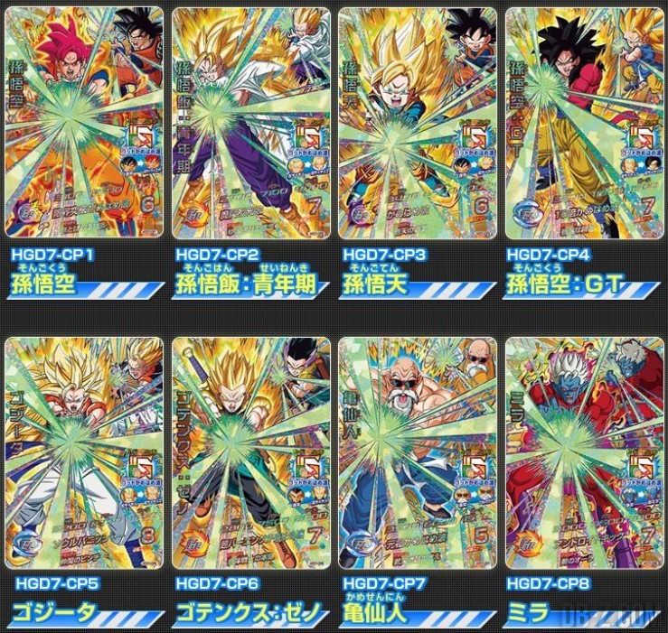 Dragon Ball Heroes GDM7 God Kamehameha Campaign