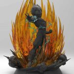 Statue Résine Majin Vegeta Tsume