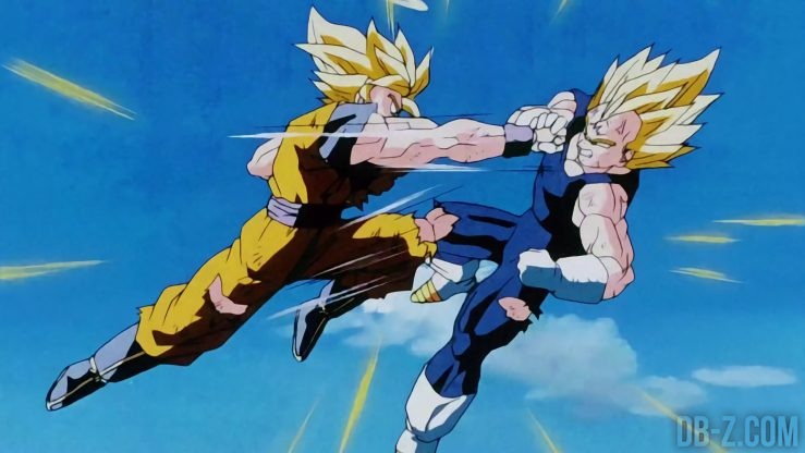 Super Saiyan 2 Vegeta vs Super Saiyan 2 Goku 2