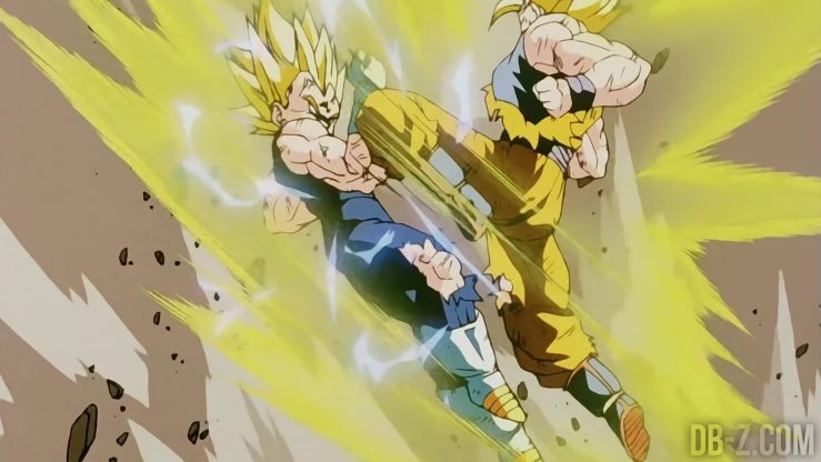 Super Saiyan 2 Vegeta vs Super Saiyan 2 Goku