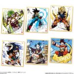 Shikishi Art 2 - Broly, Bardock, Goku SS, Yamcha, Bulma, Goku & Gohan