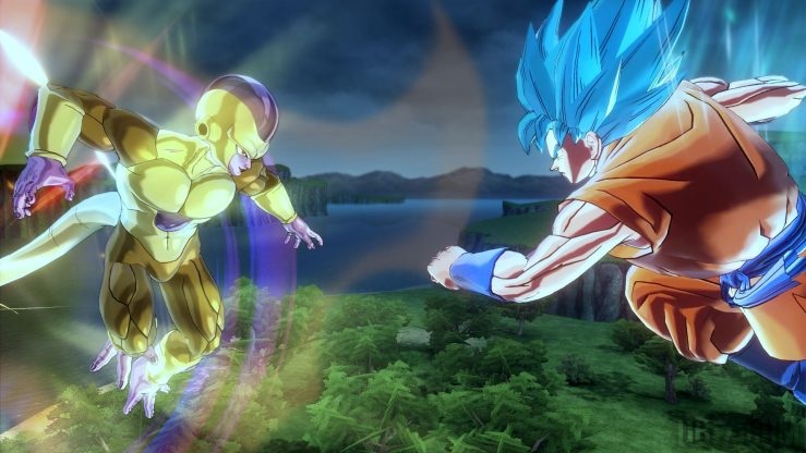 Dragon Ball Xenoverse 2 : Golden Freezer vs Goku SSGSS