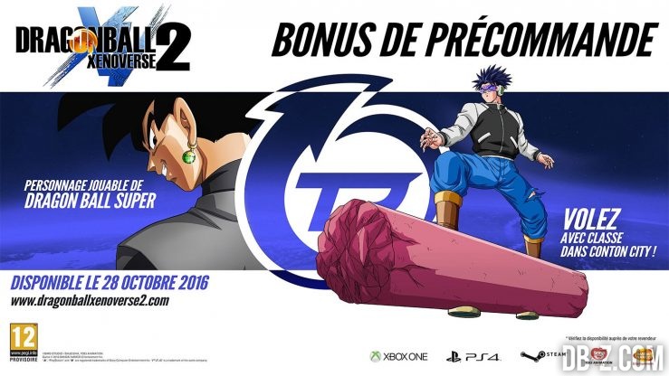 Dragon Ball Xenoverse 2 Bonus de Précommande