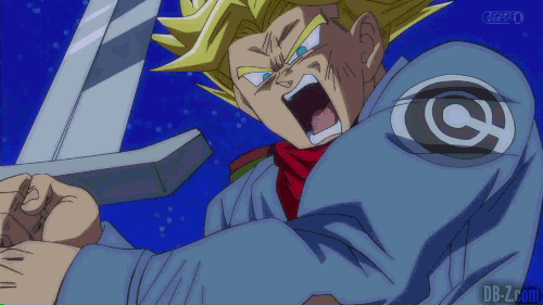 Goku Black vs Trunks