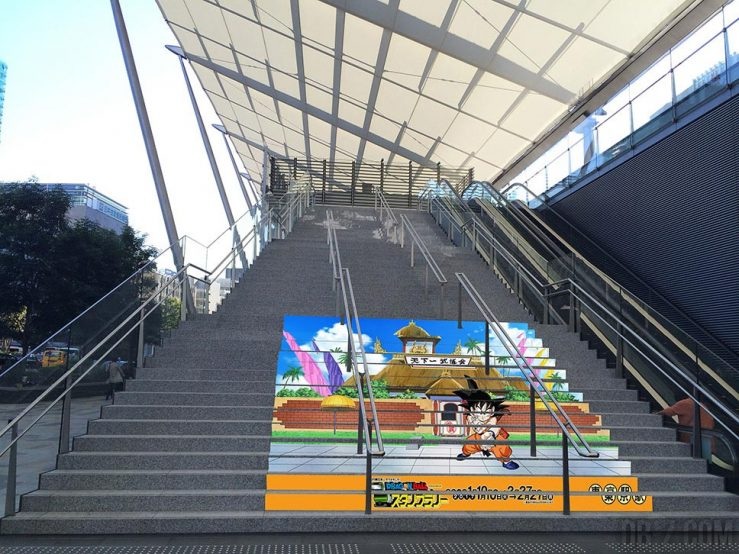 Street Art Dragon Ball à Tokyo