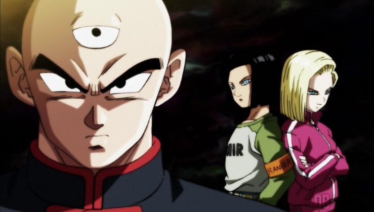 Dragon Ball Super Survie Univers C-17 C-18 Tenshinhan