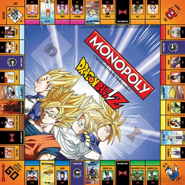 Monopoly Dragon Ball Z : Plateau