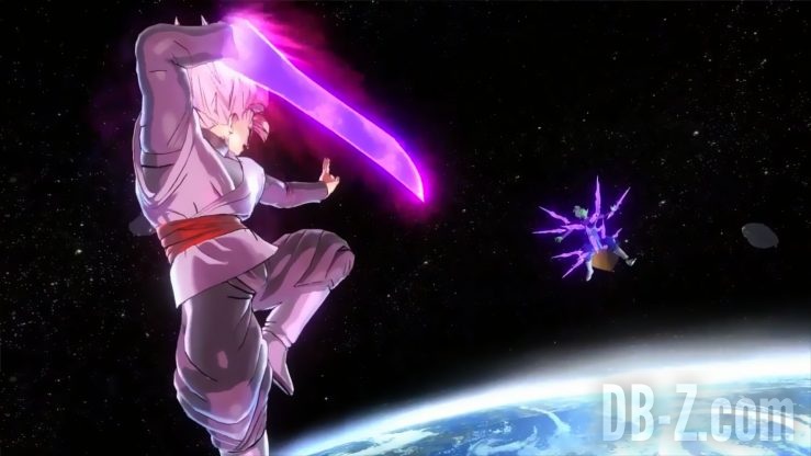 Dragon Ball Xenoverse 2 - Goku Black Super Saiyan Rose vs Zamasu