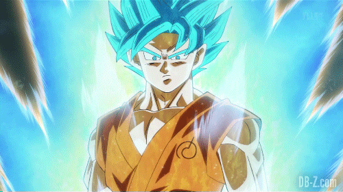 Goku Super Saiyan Blue (SSGSS) GIF