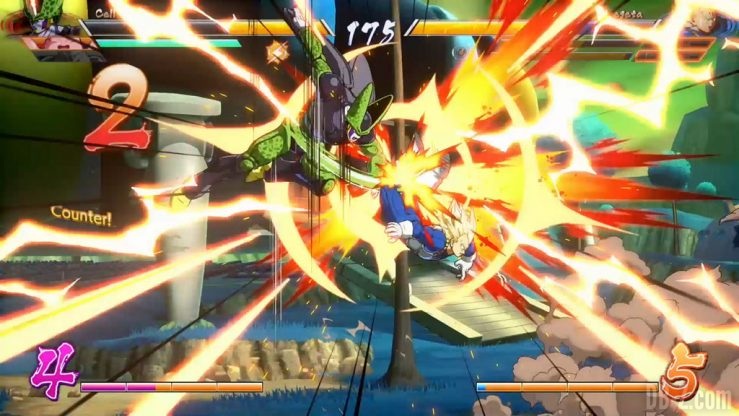 Dragon Ball FighterZ Cell vs Vegeta