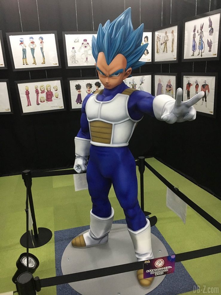 Vegeta SSGSS à l'Exposition Dragon Ball Super d'OkinawaVegeta-SSGSS