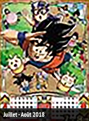 Calendrier Dragon Ball 2018 Juillet Aout