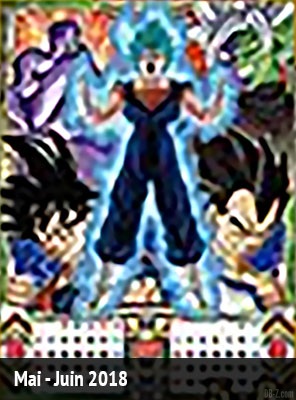 Calendrier Dragon Ball 2018 Mai Juin