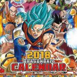 Calendrier Dragon Ball Super 2018 officiel
