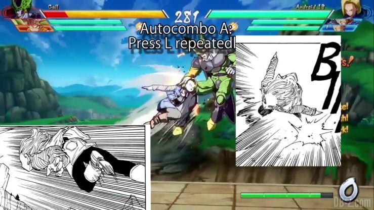 DBFighterZ Android 17 18 comparaison manga anime 20