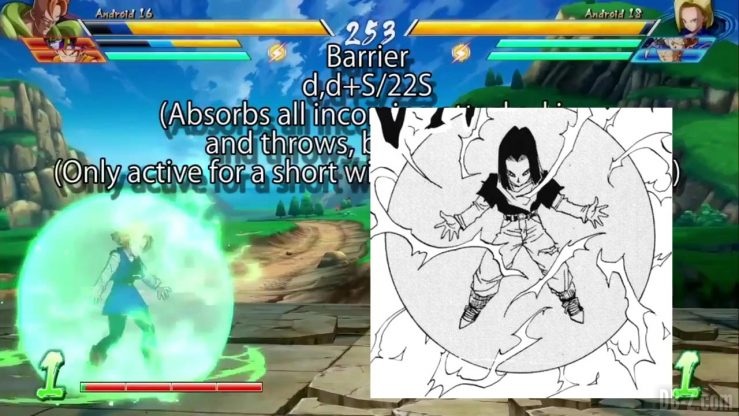 DBFighterZ Android 17 18 comparaison manga anime 26