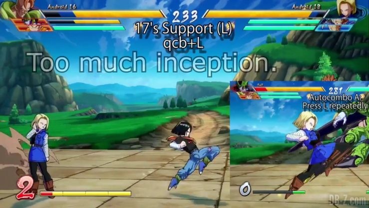 DBFighterZ Android 17 18 comparaison manga anime 29