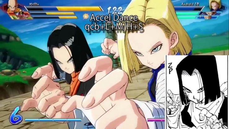 DBFighterZ Android 17 18 comparaison manga anime 43