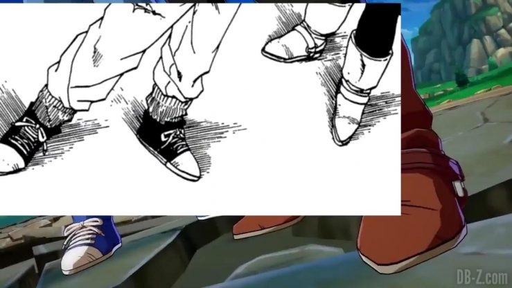 DBFighterZ Android 17 18 comparaison manga anime 45