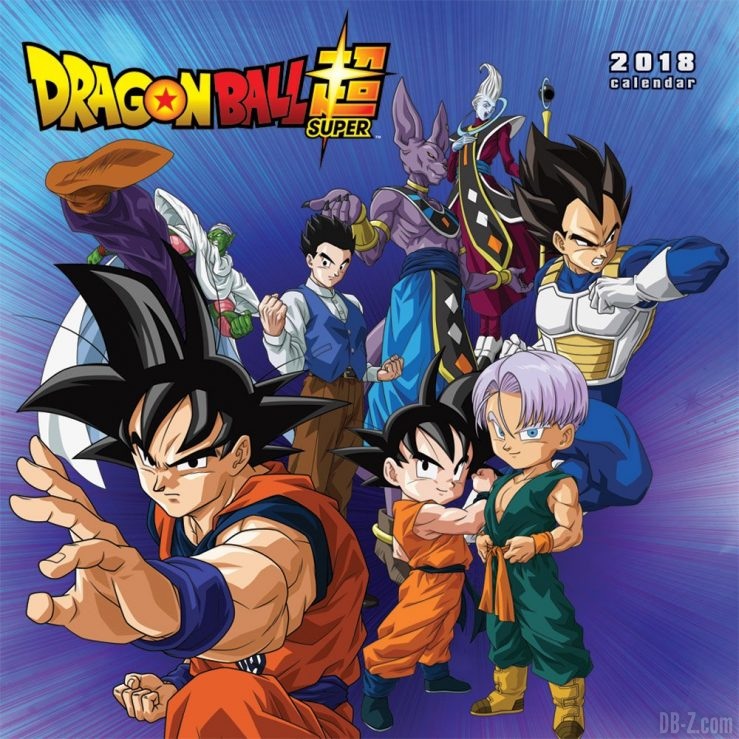 Dragon Ball 2018 Calendar