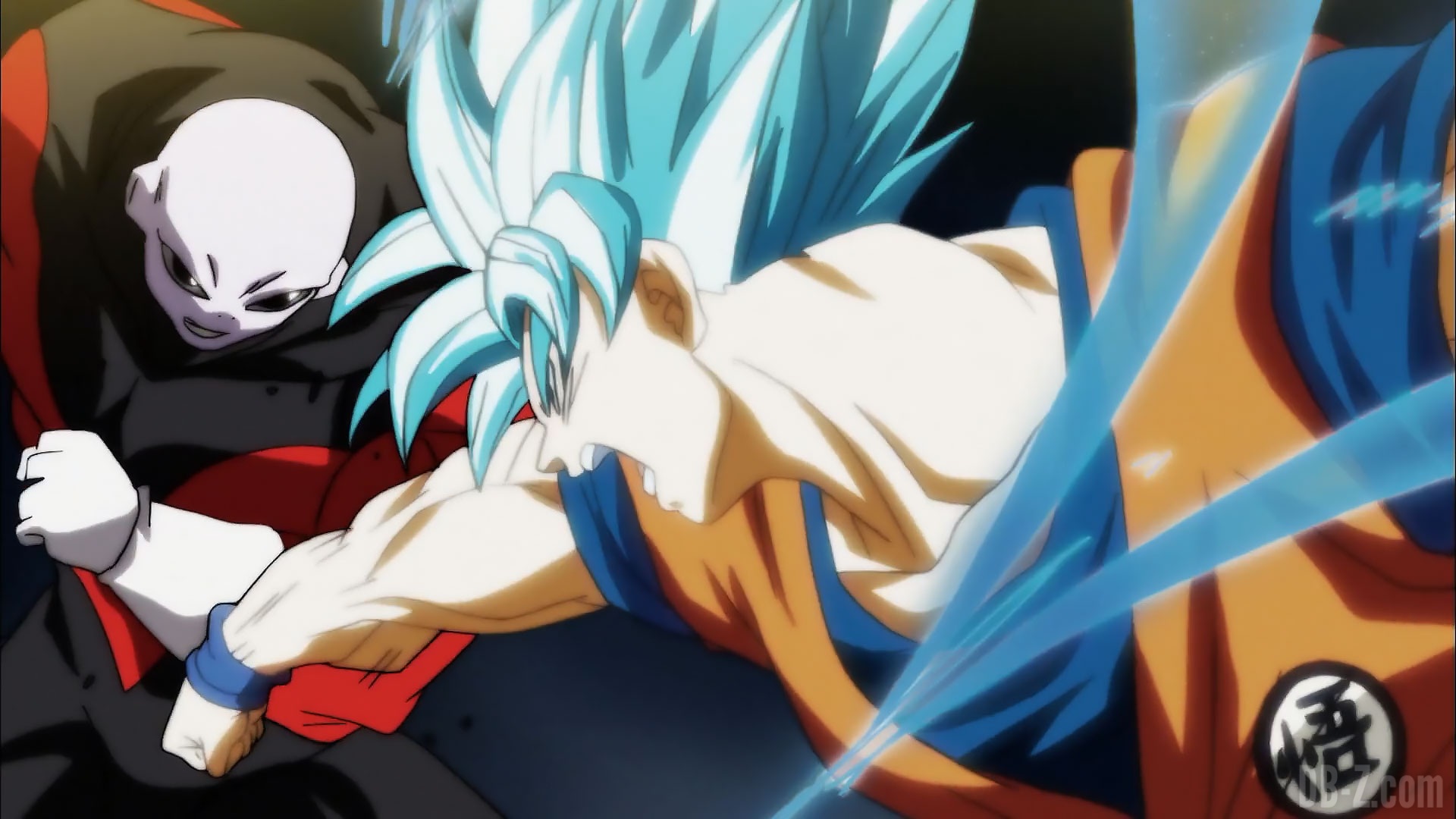 Super Saiyan Blue Goku vs Jiren DBS 109 110