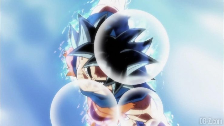 Dragon Ball Super Episode 109 110 281 Goku Ultra Instinct Yeux Argentes