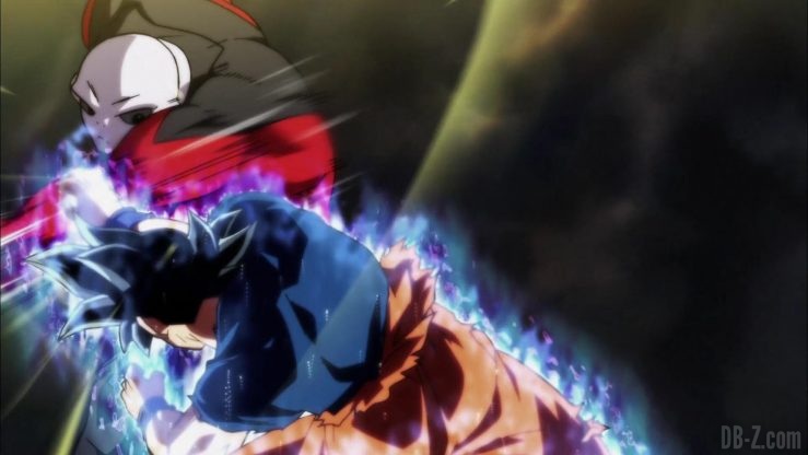Dragon Ball Super Episode 109 110 296 Goku Ultra Instinct Yeux Argentes Jiren