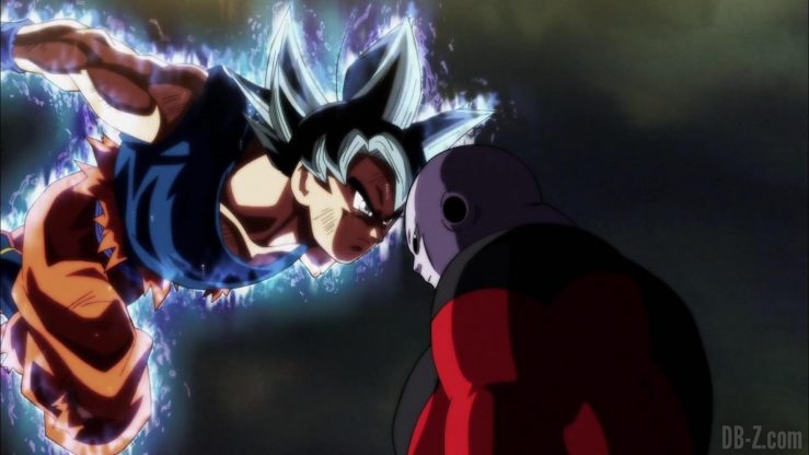 Dragon Ball Super Episode 109 110 331 Goku Ultra Instinct Yeux Argentes Jiren