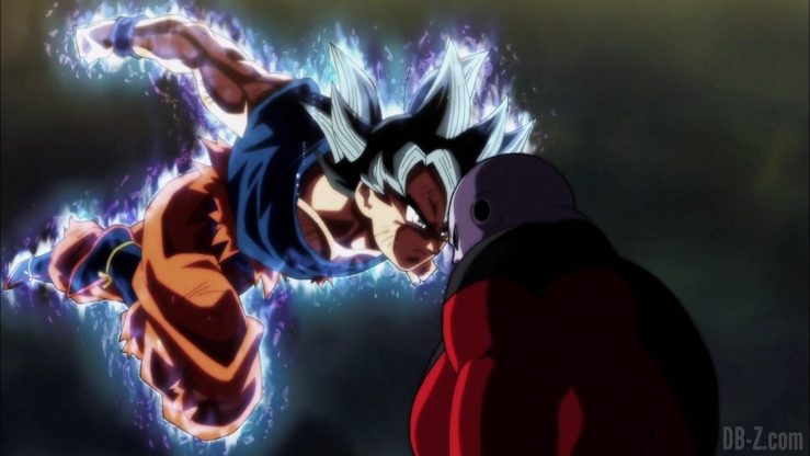 Dragon Ball Super Episode 109 110 332 Goku Ultra Instinct Yeux Argentes Jiren