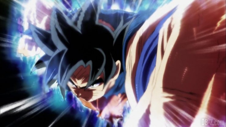 Dragon Ball Super Episode 109 110 350 Goku Ultra Instinct Yeux Argentes
