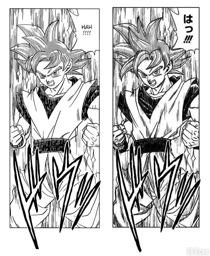 Correction de Toyotaro sur Goku VJump vs Manga