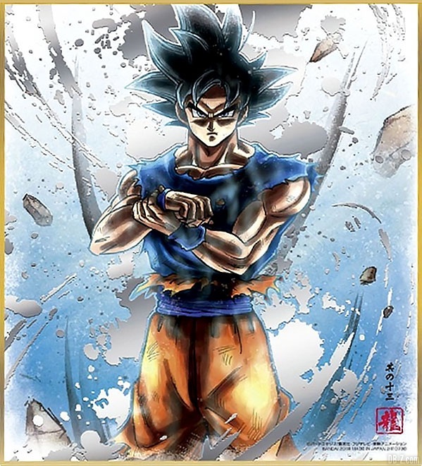 Dragon Ball Shikishi ART3 - 5. Super Saiyan God Super Saiyan Son Goku