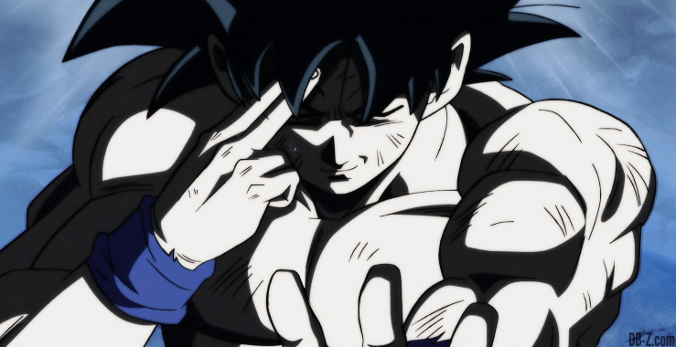 Goku se téléporte (GIF)