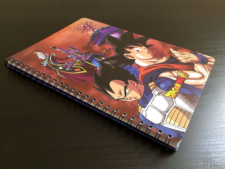 Cahier A5 100 pages - 4 visuels assortis - Dragon Ball Super