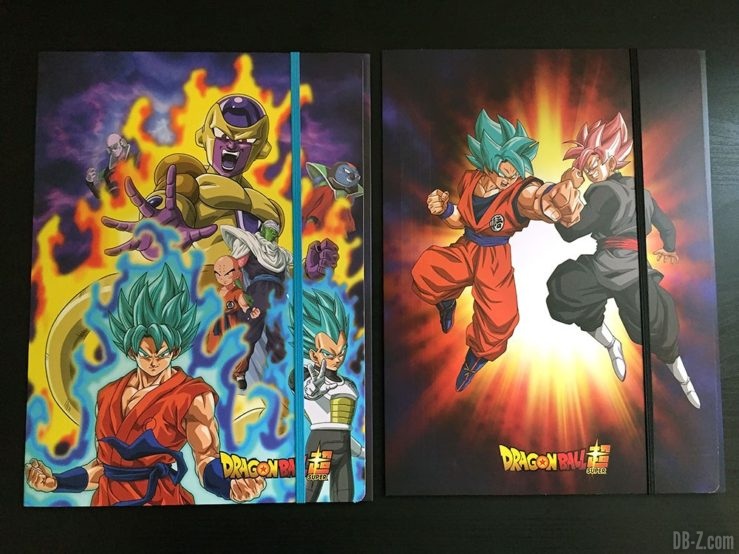 Chemise à élastique+ 3 rabats, 2 visuels assortis - Dragon Ball Super