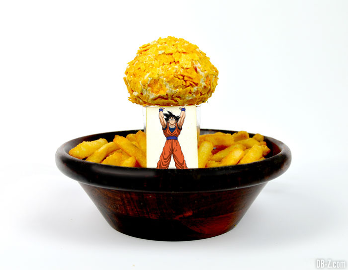 Les amis !!! Donnez-moi votre énergie ! Genkidama de potatoes (750 yen / 6 €)