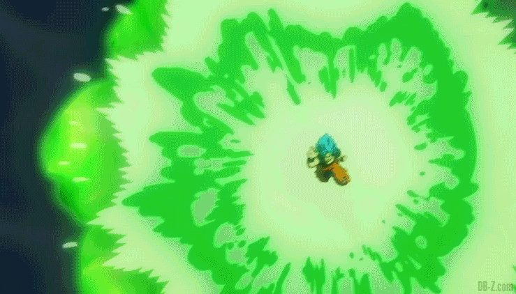 Film Broly Dragon Ball Super GIF - Goku Super Saiyan Blue