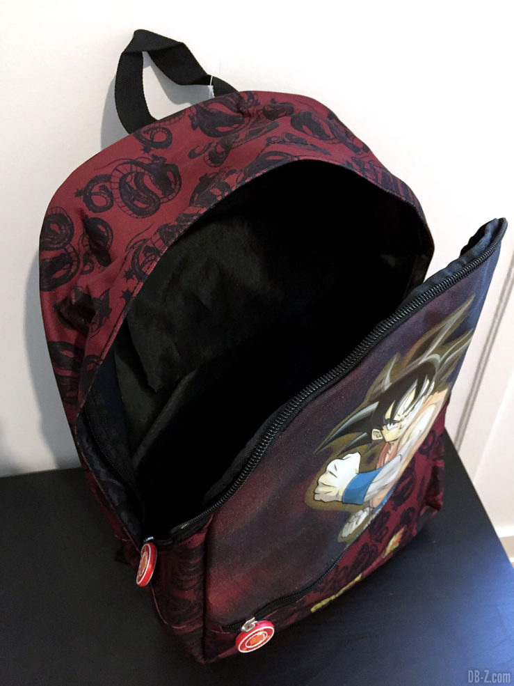 Sac à dos borne 30x15x42cm Goku Noir, Dragon Ball Super 4